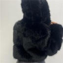 pelliccia con zip saturno